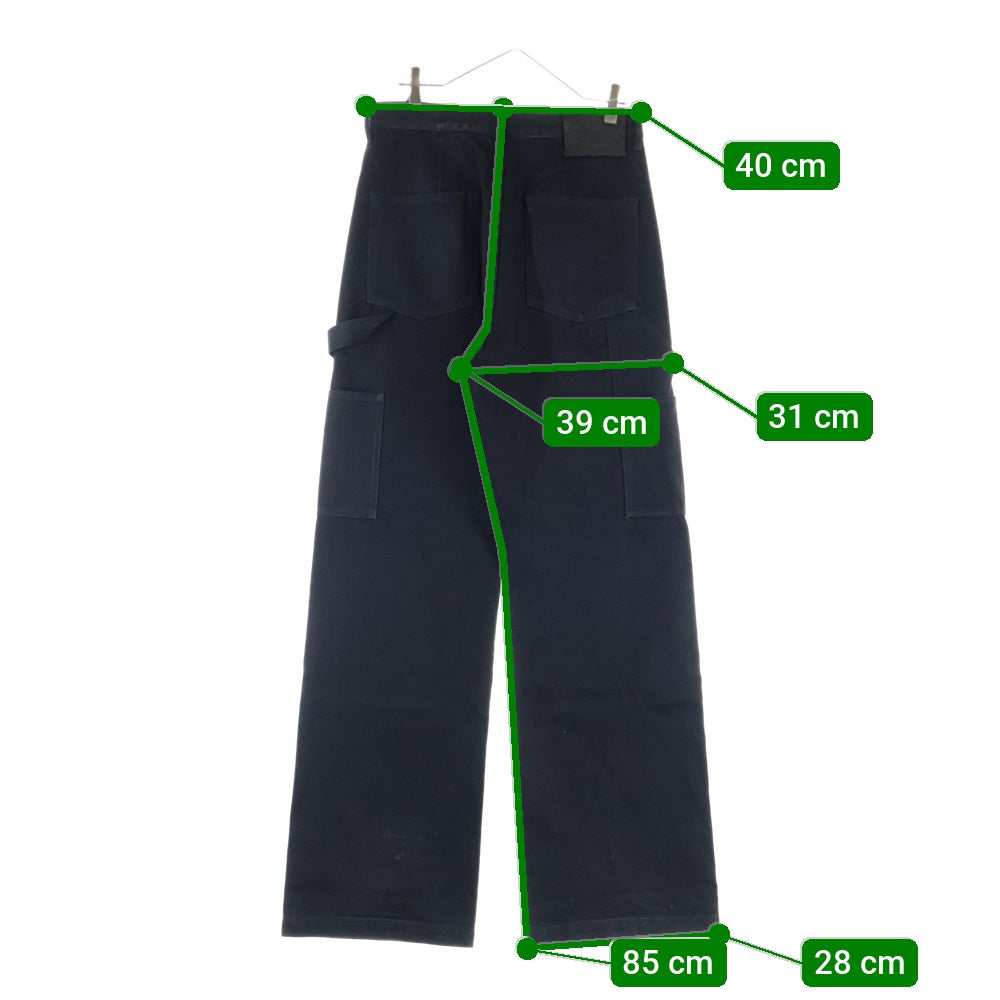 Rick Owens DRKSHDW(リックオウエンス ダークシャドウ) Double Knee Geth Cut Jeans ダブルニー ゲス カット ジーンズ ブラック DL02D4387-HBLKJP