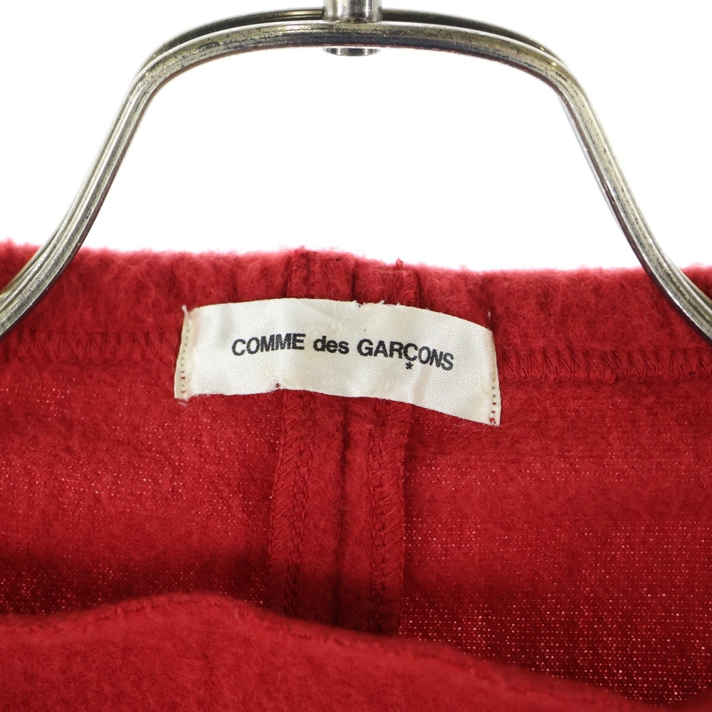 COMME des GARCONS(コムデギャルソン) 96AW Archive 変形デザインニット ポンチョ AD1996 レッド