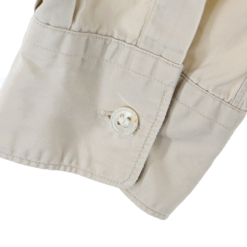 COMME des GARCONS SHIRT(コムデギャルソンシャツ) フランス製 素材切替え スウィングトップ ジップアップジャケット ベージュ D-TK9210