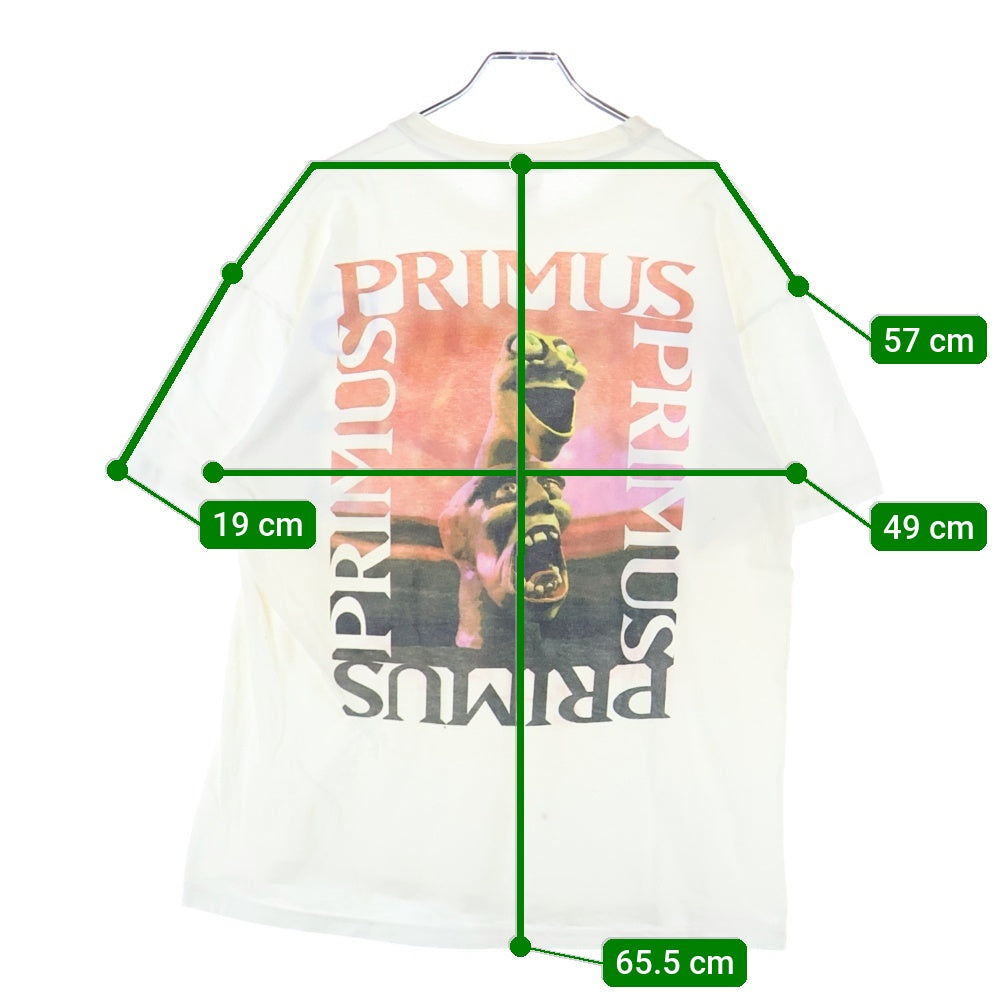 VINTAGE(ヴィンテージ) 90s PRIMUS FRIZZIE FRY プリムス フリジー フライ 両面プリント Tシャツ ホワイト