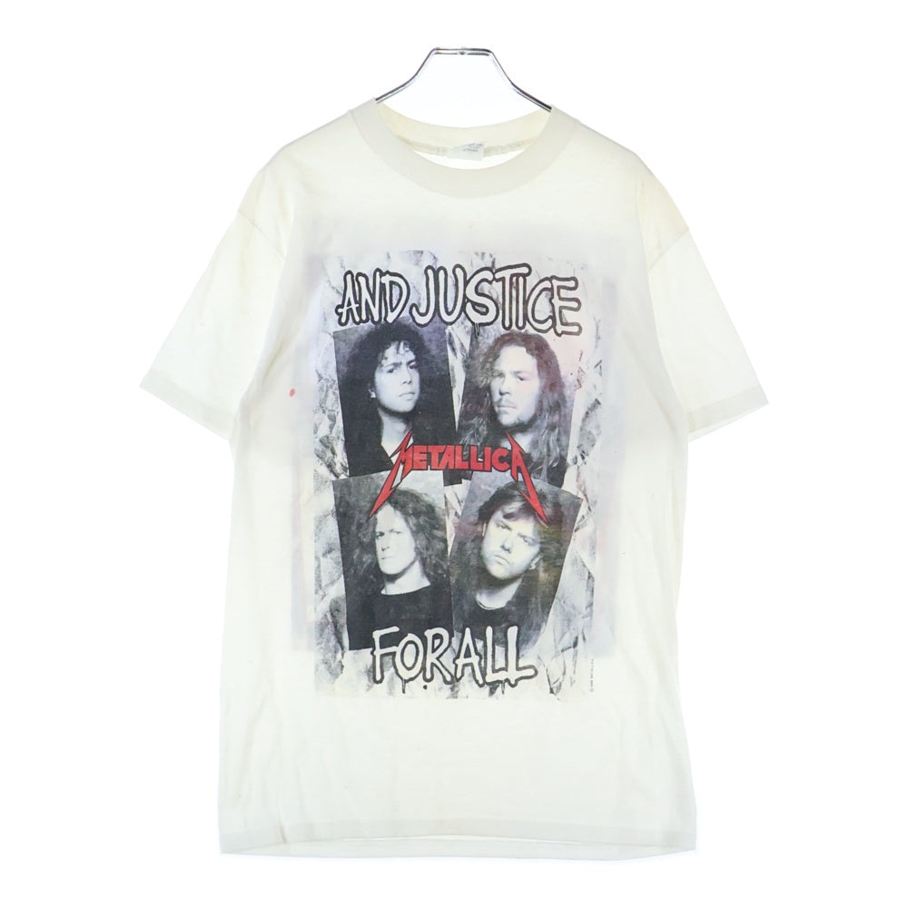 VINTAGE(ヴィンテージ) 90s METALLICA AND JUSTICE FOR ALL 1988 メタリカ 半袖Tシャツ カットソー ホワイト