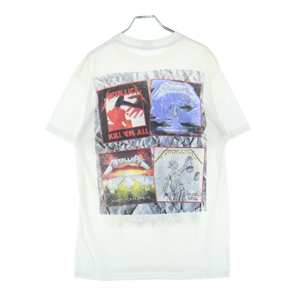 VINTAGE(ヴィンテージ) 90s METALLICA AND JUSTICE FOR ALL 1988 メタリカ 半袖Tシャツ カットソー ホワイト