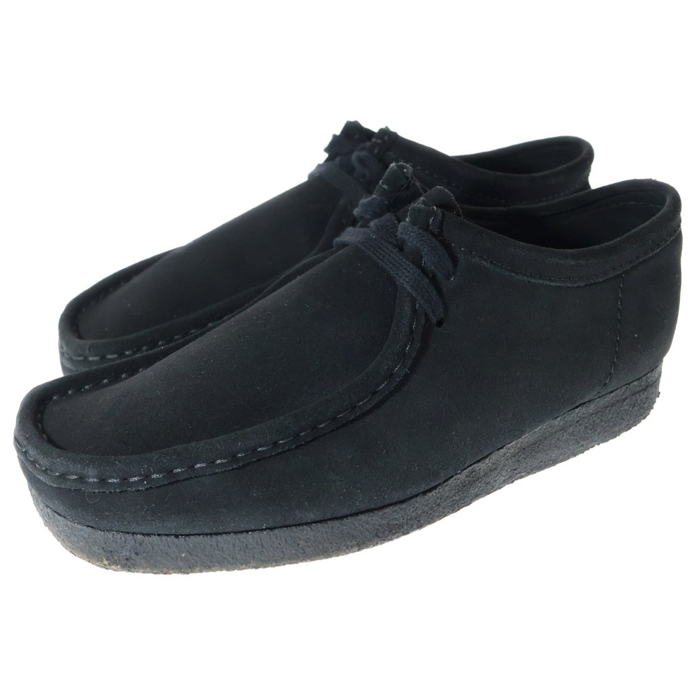 Clarks(クラークス) Wallabee クレープソール ワラビー レザーシューズ ブラック