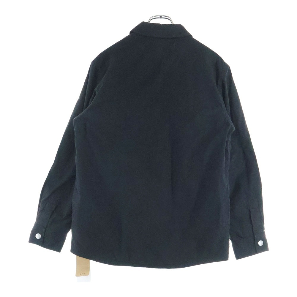 A.P.C(アーペーセー) BLOUSON ALEX 22P ボタンアップ コットンブルゾン 中綿 ジャケット ブラック 24223-1-32671
