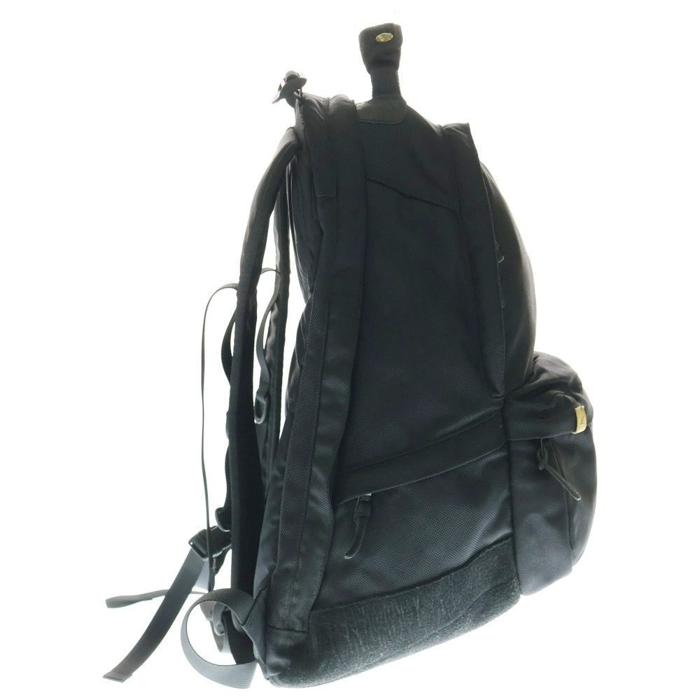 VISVIM(ヴィスヴィム) Cordura 22L backpack コーデュラ レザー切替 ナイロン バックパック リュック ブラック