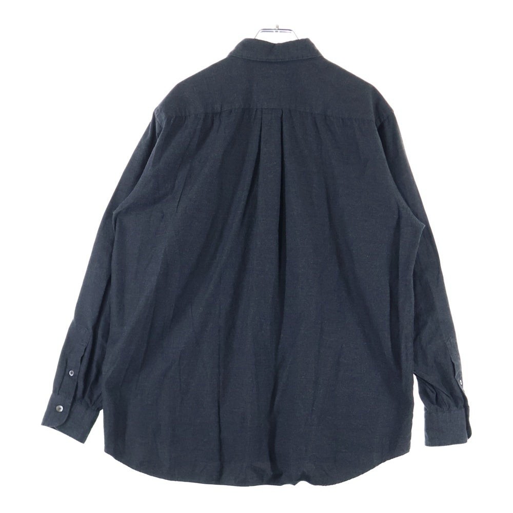 COMOLI(コモリ) 17AW コットン ロングスリーブ 長袖 ネルシャツ グレー L03-02002