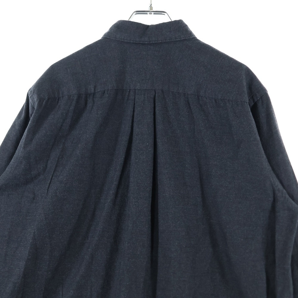 COMOLI(コモリ) 17AW コットン ロングスリーブ 長袖 ネルシャツ グレー L03-02002