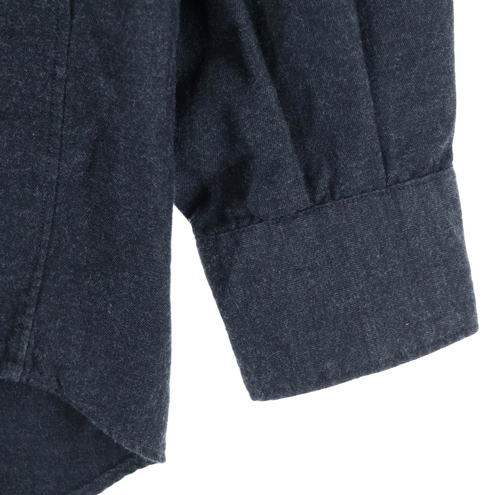 COMOLI(コモリ) 17AW コットン ロングスリーブ 長袖 ネルシャツ グレー L03-02002