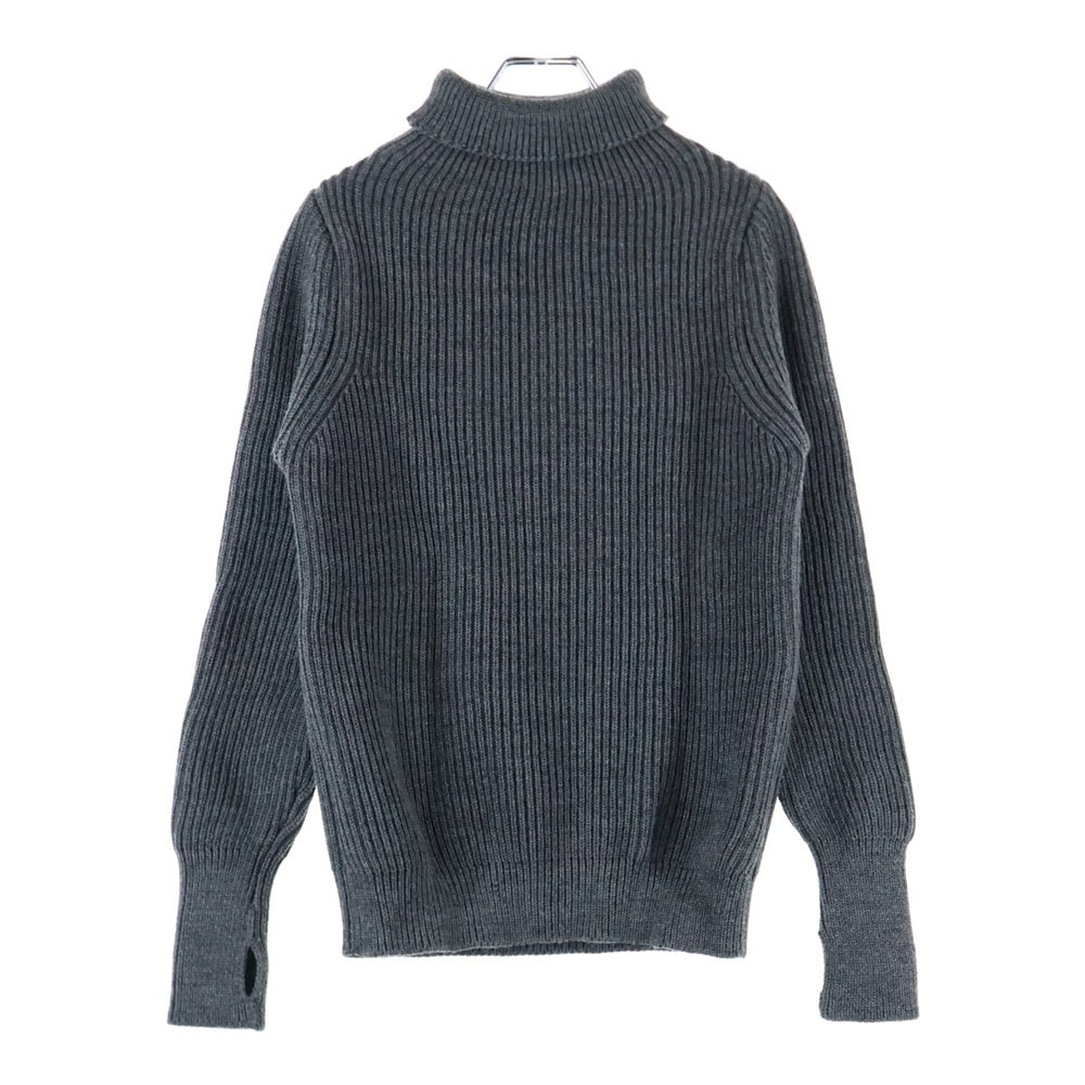 ANDERSEN-ANDERSEN(アンデルセン-アンデルセン) 5GG TURTLENECK ハイゲージ タートルネック ウール ニットセーター グレー