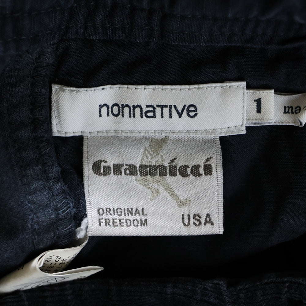 nonnative(ノンネイティブ) × GRAMICCI CLIMBER EASY SHORTS グラミチ クライム イージーショーツ ハーフパンツ ネイビー NN-P2453