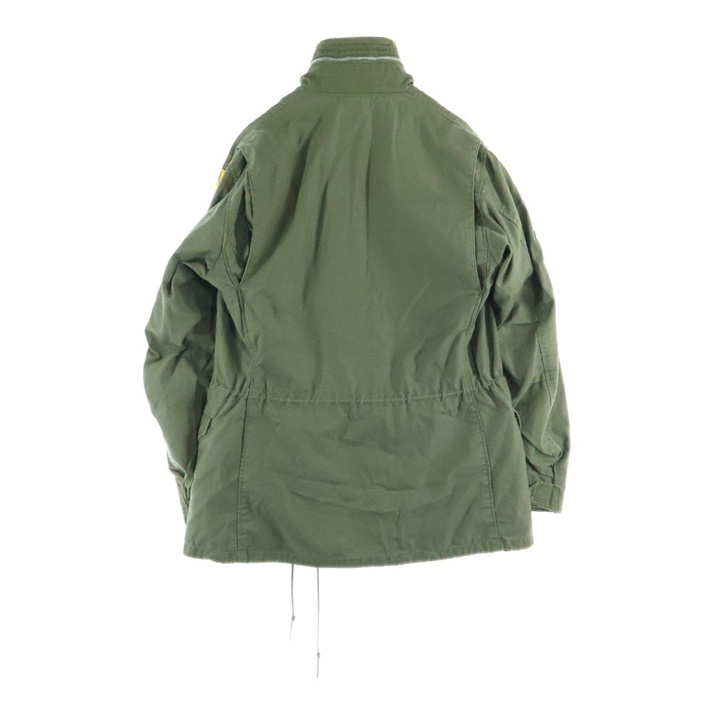 VINTAGE(ヴィンテージ) 60s U.S.ARMY NON WASH M-65 FIELD JACKET アルミジップ ミリタリージャケット カーキ DSA100-1690