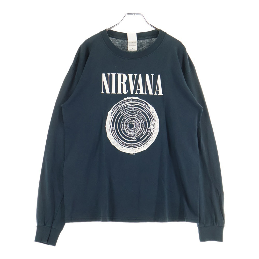 VINTAGE(ヴィンテージ) 00s NIRVANA Vestibule L/S Tee 両面プリント 長袖Tシャツ カットソー ニルヴァーナ ブラック