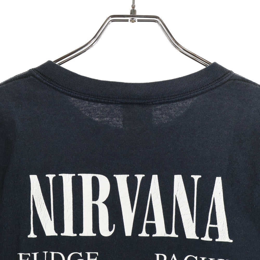 VINTAGE(ヴィンテージ) 00s NIRVANA Vestibule Tee ニルヴァーナ 両面プリント 半袖Tシャツ カットソー ブラック