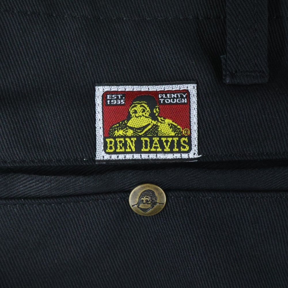 BEN DAVIS(ベンデイビス) ORIGINAL BEN'S 694 コットンツイル ワーク パンツ ブラック