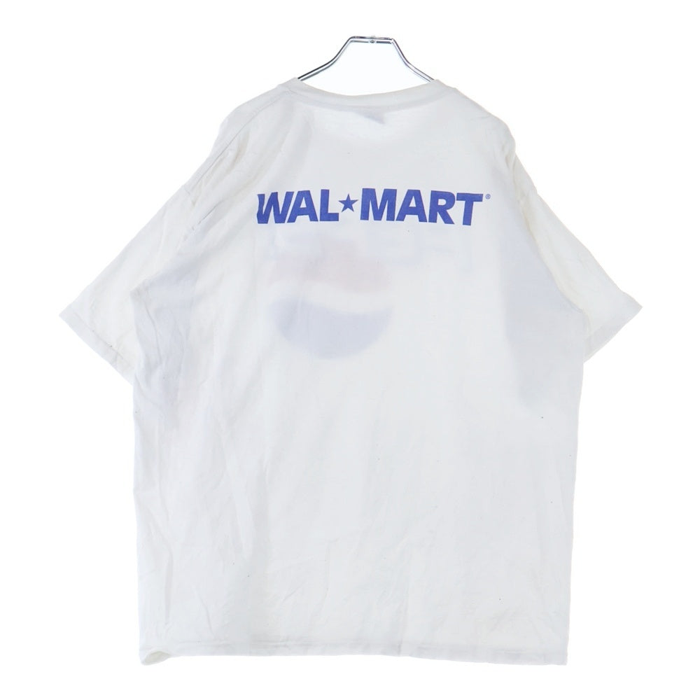 VINTAGE(ヴィンテージ) 90s PEPSI WAL MART ペプシ 企業ロゴ プリント 半袖Tシャツ ホワイト