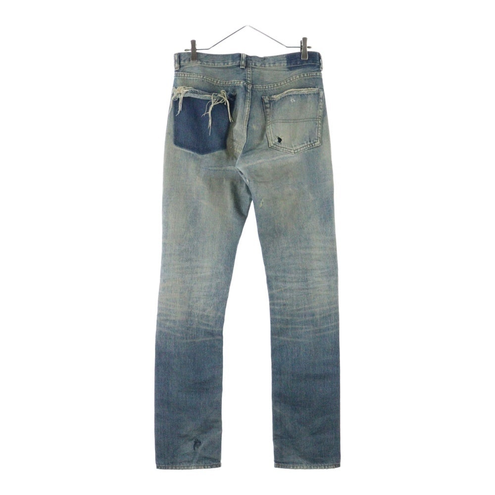 UNDERCOVER(アンダーカバー) 04AW ARCHIVE but beautiful期 68DENIM B264-P12 ダメージ加工 デニムパンツ インディゴ