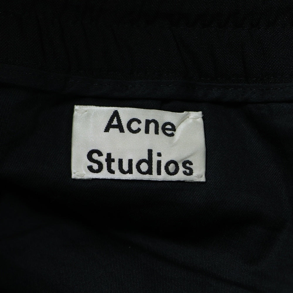 Acne Studios(アクネ ストゥディオズ) RYDER L PW MH BK0006 イージー スラックス パンツ ブラック