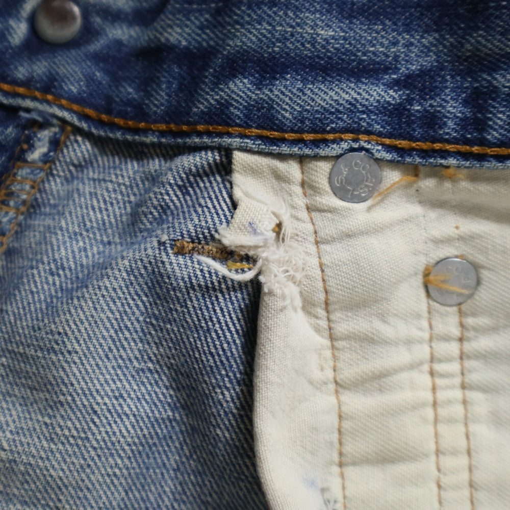 Levi's(リーバイス) 60-70s VINTAGE 501 BIG E 両面タブ 足長R ボタンフライデニムパンツ インディゴ