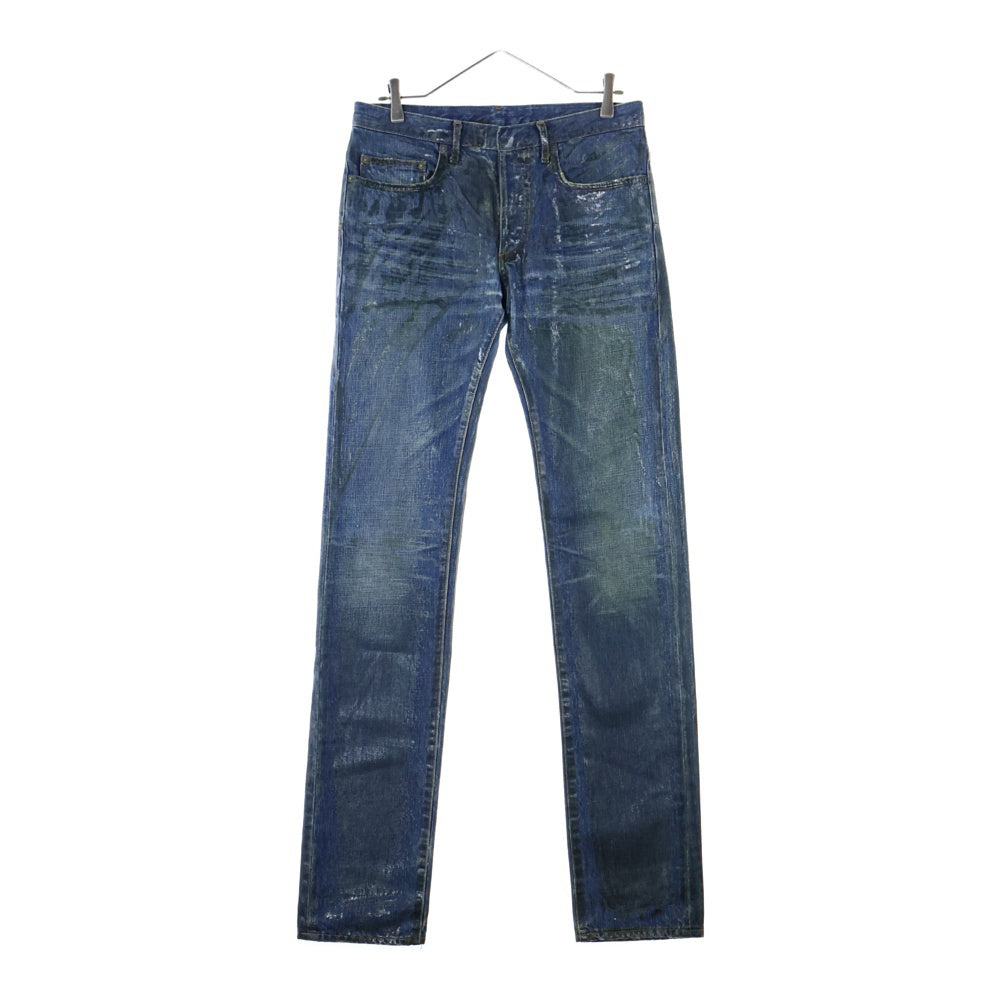 Dior HOMME(ディオールオム) 06AW ARCHIVE These Grey Days期 6HH1011524 エディ期 ラスターコーティングデニムパンツ インディゴ