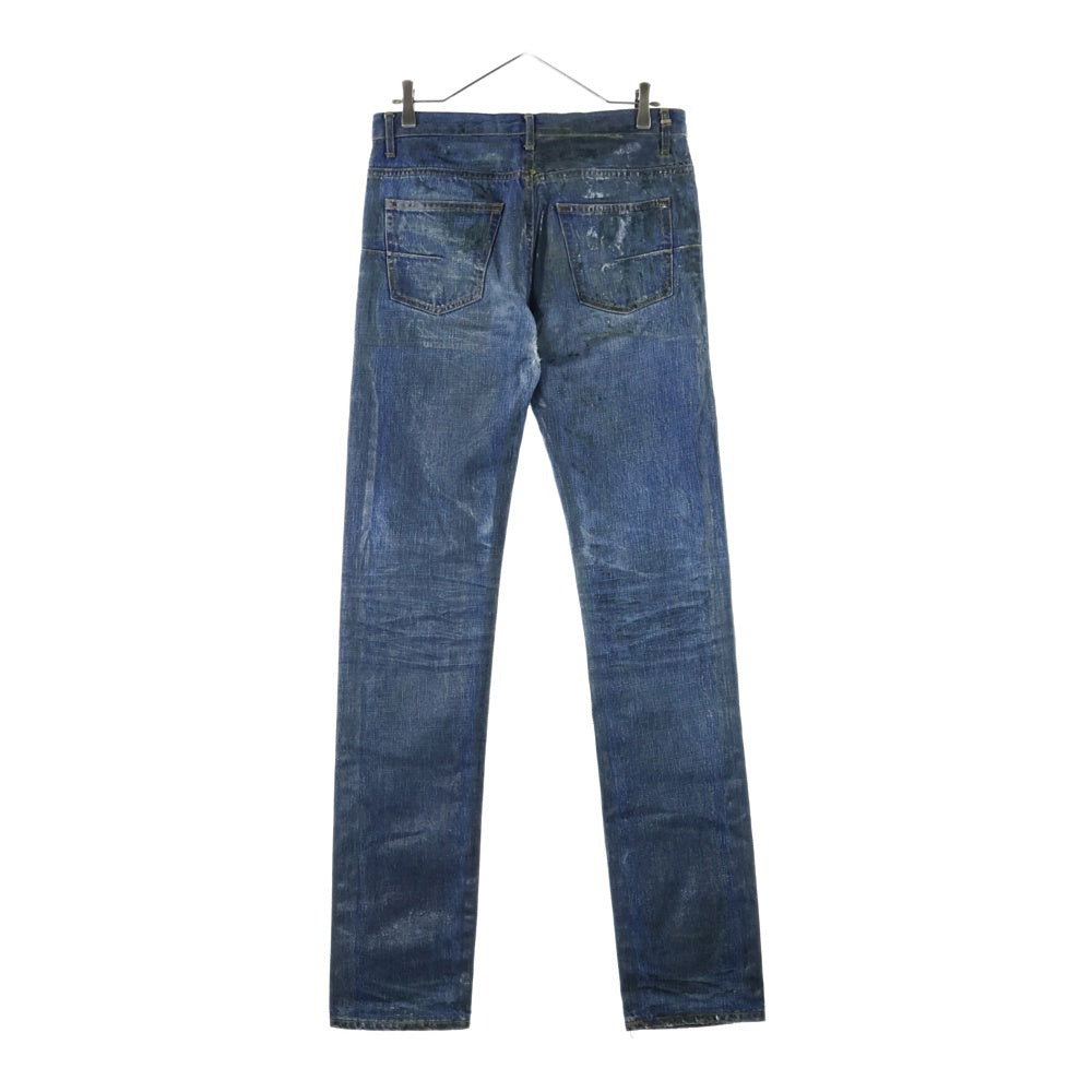 Dior HOMME(ディオールオム) 06AW ARCHIVE These Grey Days期 6HH1011524 エディ期 ラスターコーティングデニムパンツ インディゴ