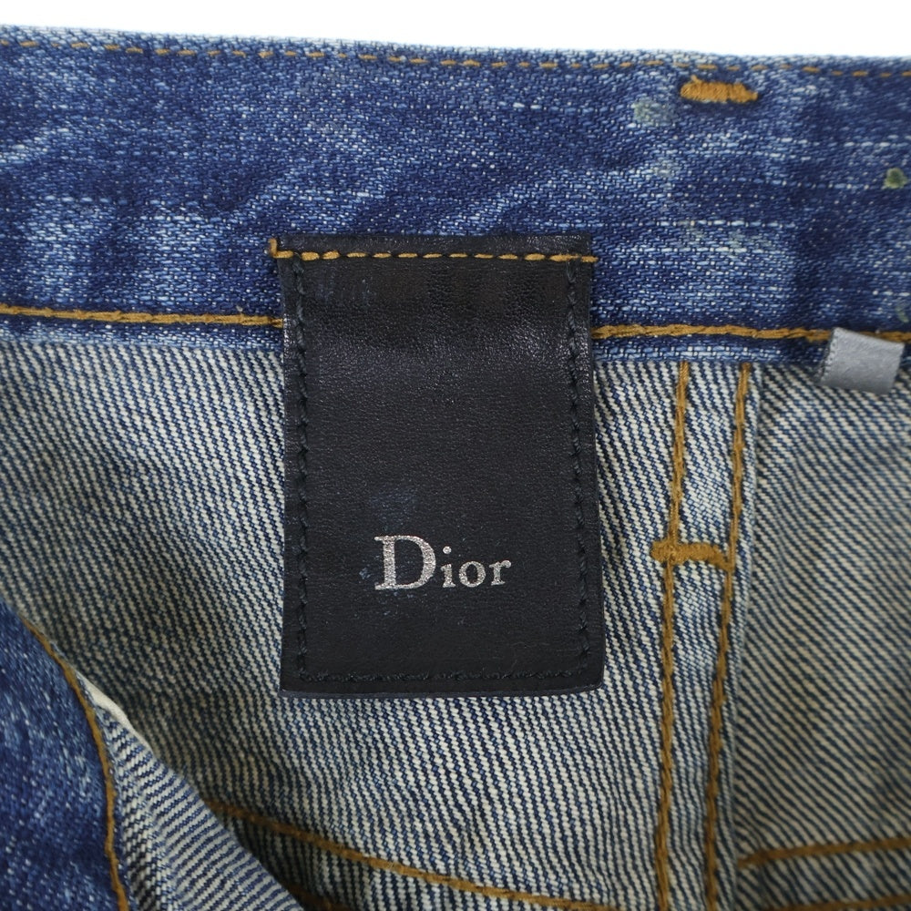 Dior HOMME(ディオールオム) 06AW ARCHIVE These Grey Days期 6HH1011524 エディ期 ラスターコーティングデニムパンツ インディゴ