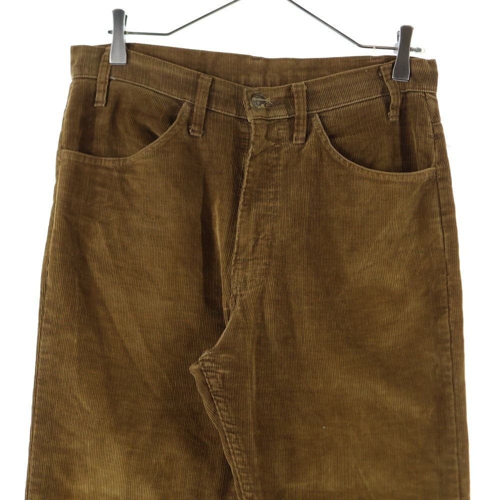Levi's(リーバイス) 70-80s VINTAGE 519-1529 CORDUROY PANTS SCOVLL ZIP ジップアップ コーデュロイパンツ ブラウン