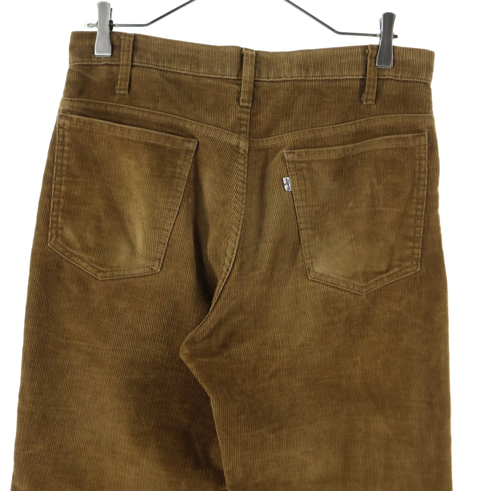 Levi's(リーバイス) 70-80s VINTAGE 519-1529 CORDUROY PANTS SCOVLL ZIP ジップアップ コーデュロイパンツ ブラウン