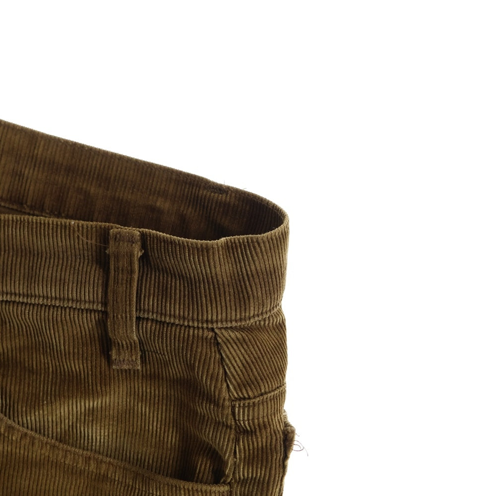 Levi's(リーバイス) 70-80s VINTAGE 519-1529 CORDUROY PANTS SCOVLL ZIP ジップアップ コーデュロイパンツ ブラウン