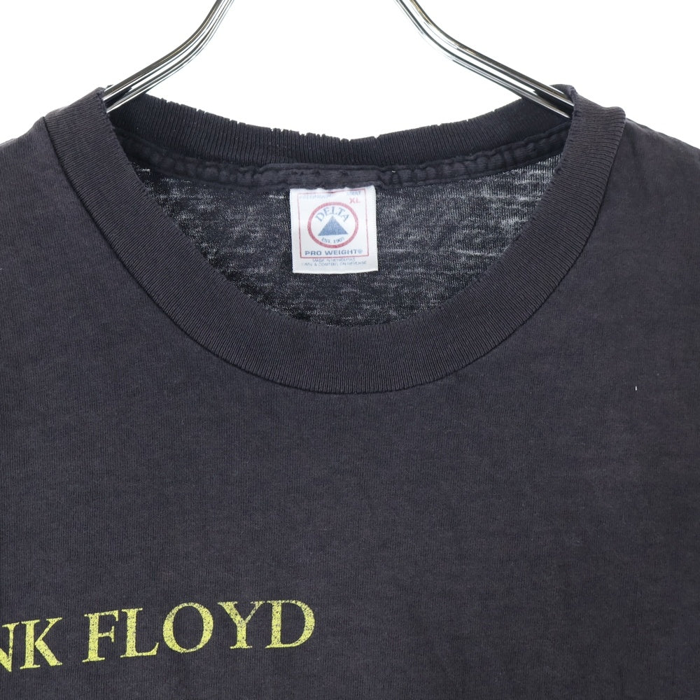 VINTAGE(ヴィンテージ) 90s PINK FLOYD 2001 DARK SIDE OF THE MOON TEE ピンクフロイド 両面プリント半袖Tシャツ カットソー ブラック