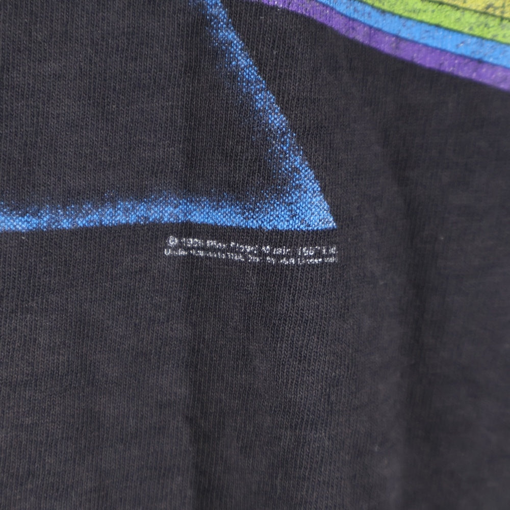 VINTAGE(ヴィンテージ) 90s PINK FLOYD 2001 DARK SIDE OF THE MOON TEE ピンクフロイド 両面プリント半袖Tシャツ カットソー ブラック
