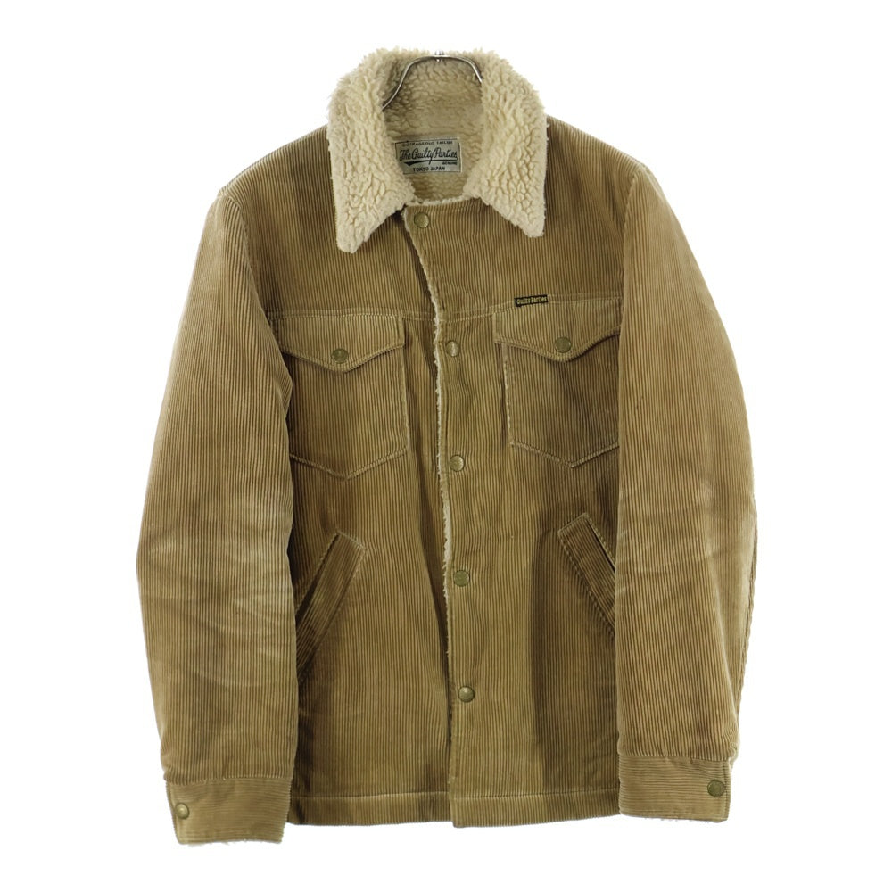WACKO MARIA(ワコマリア) 15AW CORDUROY BOA RANCHER JACKET コーデュロイ ボアジャケット アウター ベージュ