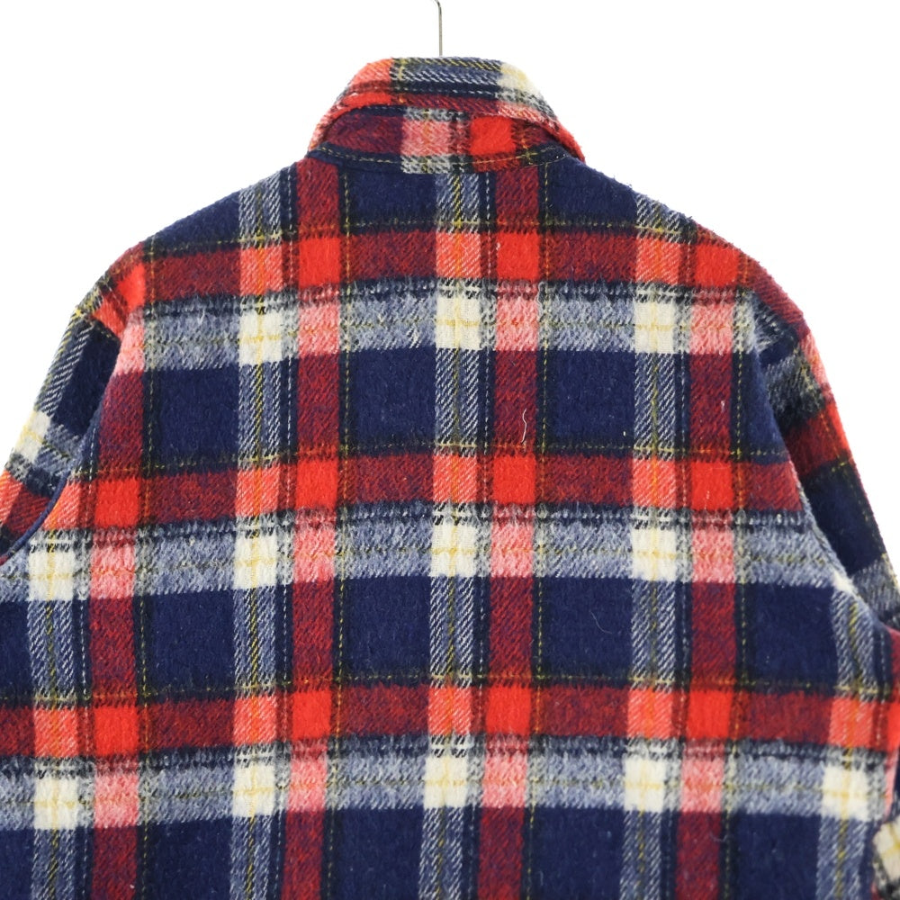 VINTAGE(ヴィンテージ) 60s VINTAGE CAMPUS C.P.O. キャンパス シャツジャケット 長袖チェックシャツ ウール チェック