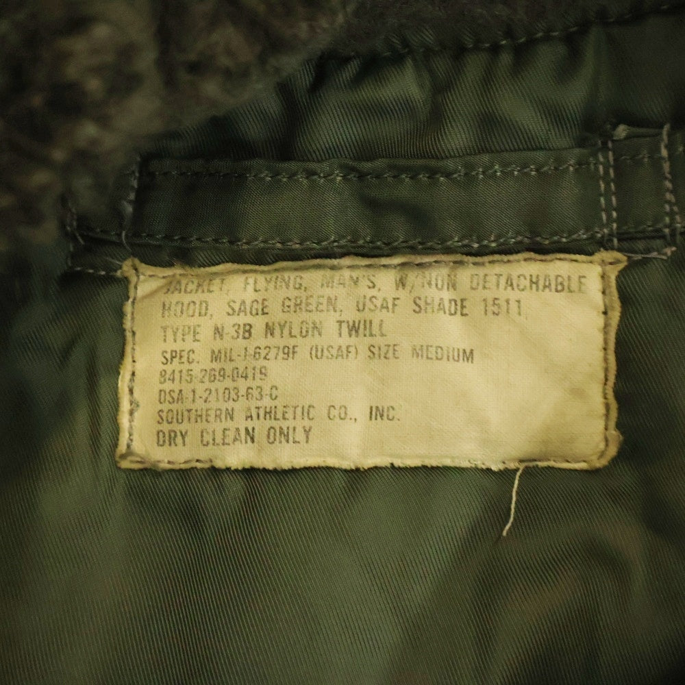 MILITARY(ミリタリー) 60s USAF N-3B NYLON TWILL 米空軍 フライトジャケット カーキ
