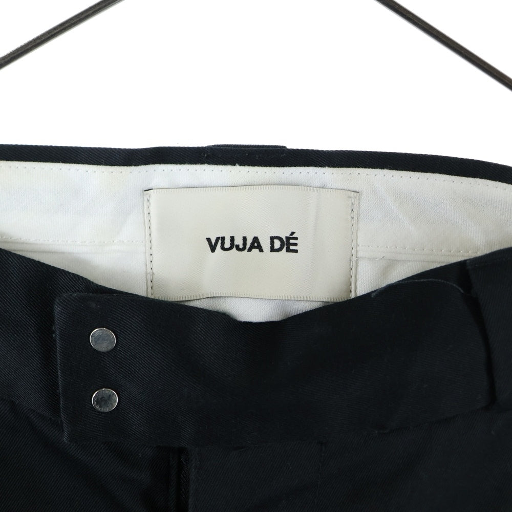 NO BRAND(ノーブランド) VUJA DE レザー ダブルニー ペインター ブラック