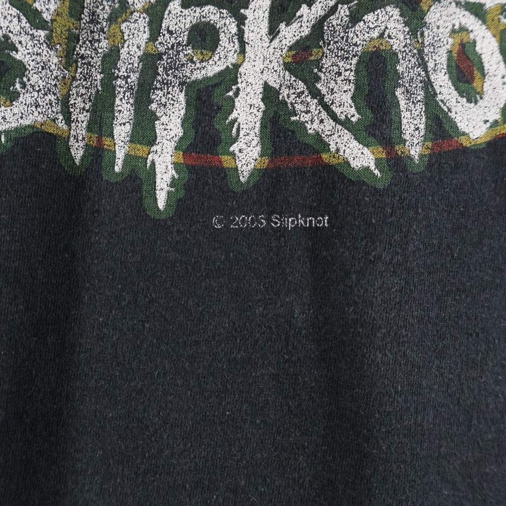 VINTAGE(ヴィンテージ) 00S SLIPKNOT スリップノット 両面プリント 半袖Tシャツ ブラック