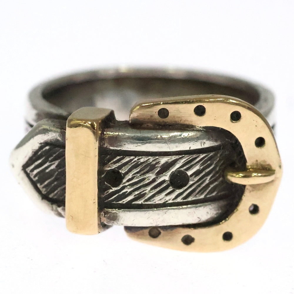 HERMES(エルメス) HORSESHOE BELT RING ホースシュー ベルト コンビ リング ゴールド/シルバー