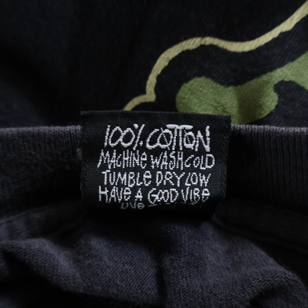 STUSSY(ステューシー) 90s OLD STUSSY DESIGN CORP クラウン プリント Tシャツ 半袖カットソーブラック