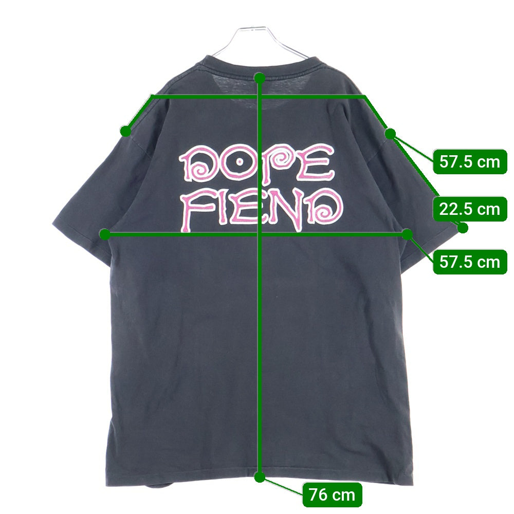 VINTAGE(ヴィンテージ) 90s MARILYN MANSON DOPE FIEND マリリンマンソン ドープフィエンド Tシャツ 半袖カットソー ブラック