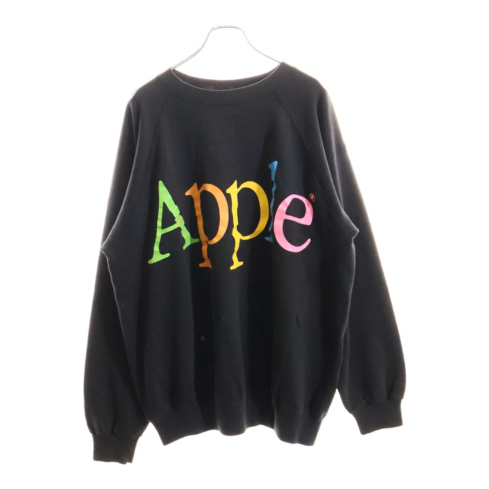 VINTAGE(ヴィンテージ) 90s APPLE LOGO CREWNECK SWEAT SHIRT アップル ロゴ スウェット ブラック