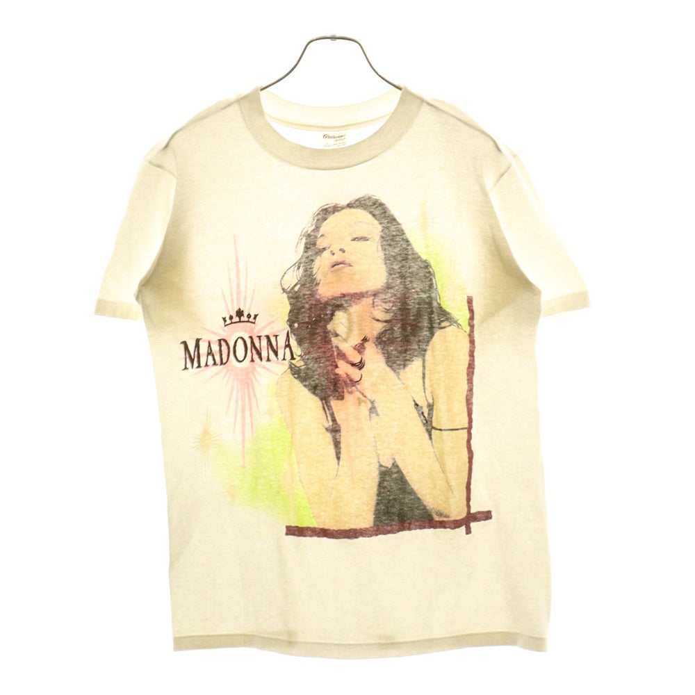 VINTAGE(ヴィンテージ) 80s MADONNA LIKE A PRAYER マドンナ 両面プリント 半袖Tシャツ カットソー ホワイト