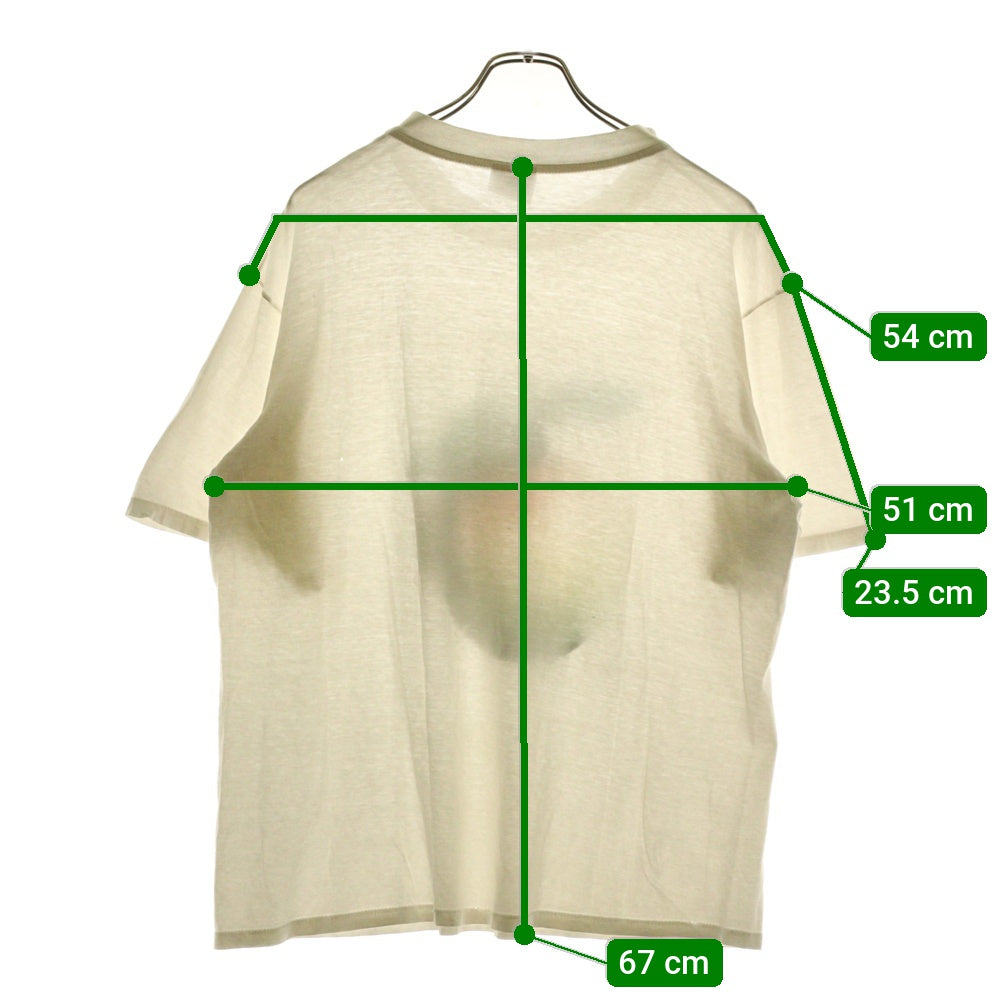 VINTAGE(ヴィンテージ) 90s RUNE MAGRITTE これはリンゴではない ルネマグリット アートTシャツ 半袖Tシャツ カットソー ホワイト