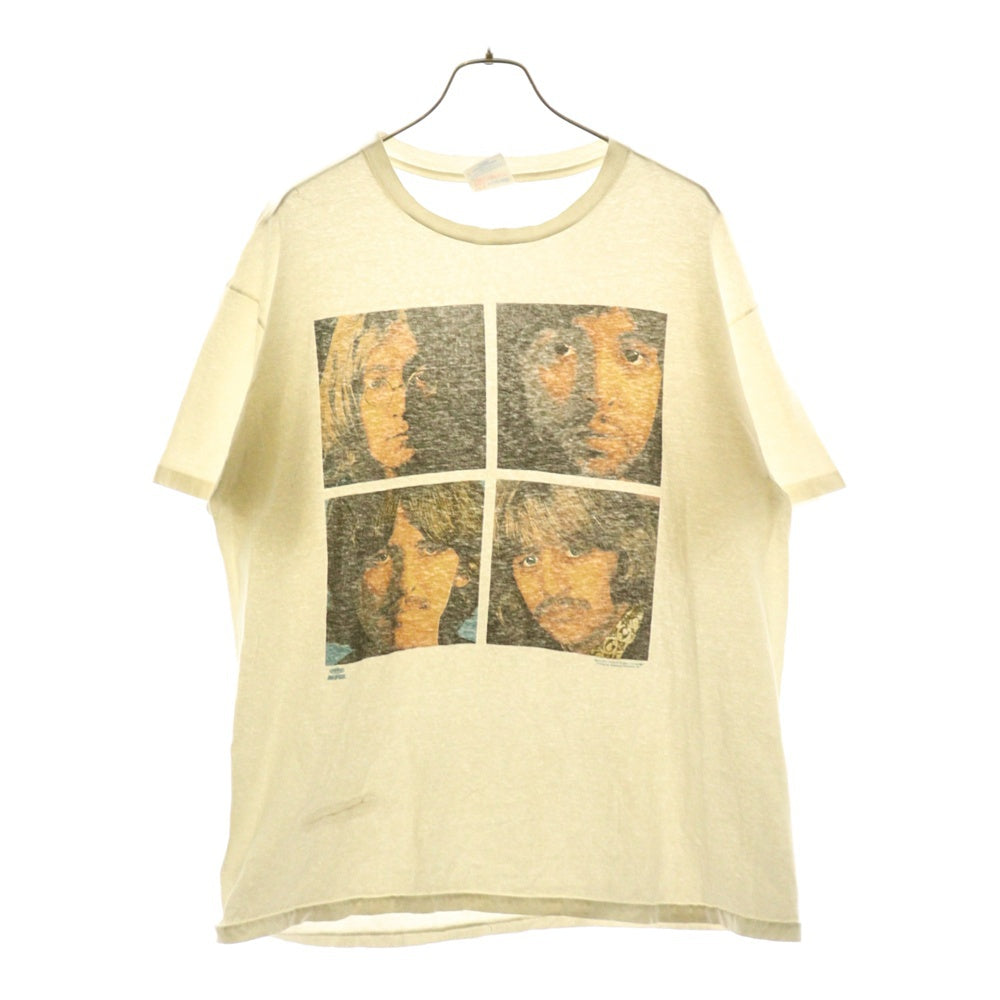 VINTAGE(ヴィンテージ) 90s THE BEATLES ザ ビートルズ フォトプリント 半袖Tシャツ カットソー ホワイト