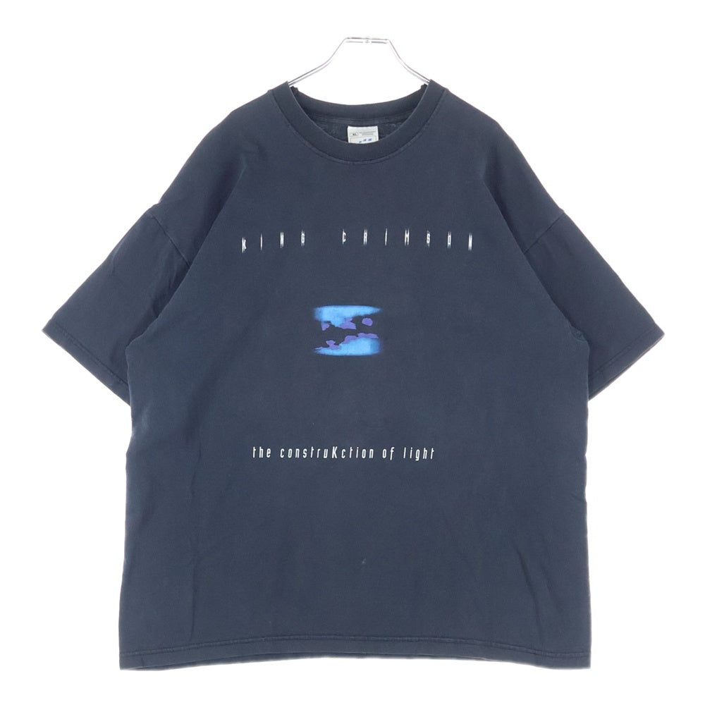 VINTAGE(ヴィンテージ) 00s KING CRIMSON THE CONSTRUKCTION OF LIGHT キング クリムゾン ザ コンストラクション オブ ライト 半袖Tシャツ カットソー ブラック