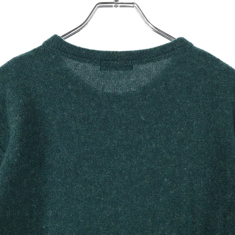 COMME des GARCONS HOMME PLUS(コムデギャルソンオムプリュス) 03AW WOOL CREW NECK ウール メランジ ニット クルーネック PK-T045 グリーン