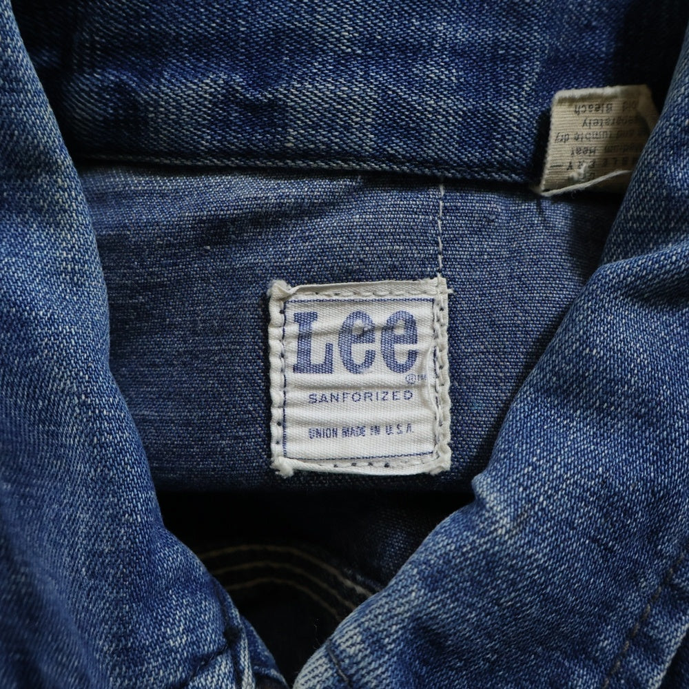 LEE(リー) 70s 91-B DENIM COVERALL デニムカバーオール 涙TALON インディゴ