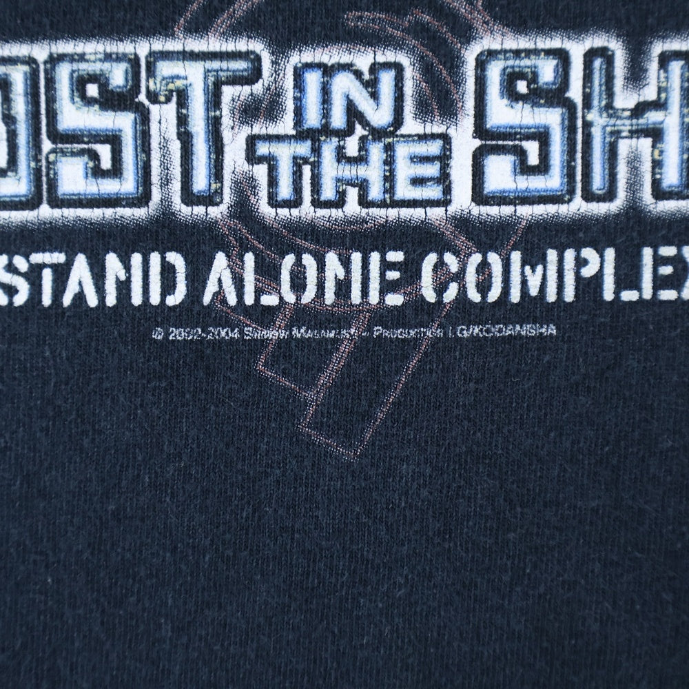 VINTAGE(ヴィンテージ) 00S GHOST IN THE SHELL 攻殻機動隊 両面プリント 半袖Tシャツ ブラック