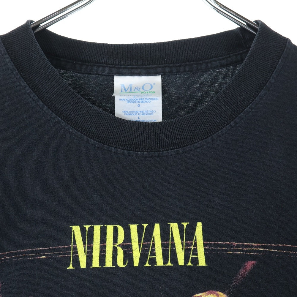 VINTAGE(ヴィンテージ) 00S NIRVANA FROM THE MUDDY BANKS OF THE WISHKAH ニルヴァーナ 両面プリント 半袖Tシャツ ブラック