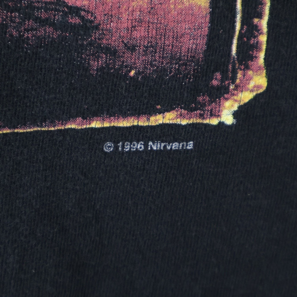 VINTAGE(ヴィンテージ) 00S NIRVANA FROM THE MUDDY BANKS OF THE WISHKAH ニルヴァーナ 両面プリント 半袖Tシャツ ブラック