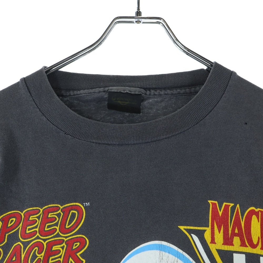 VINTAGE(ヴィンテージ) 90S SPEED RACER 1992 OVP スピードレーサー マッハGOGOGO オーバープリント 半袖Tシャツ ブラック