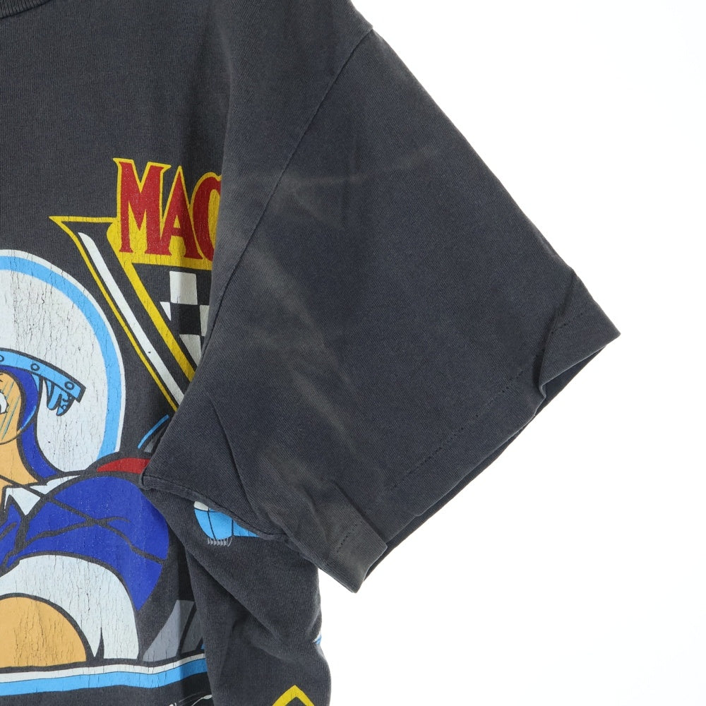 VINTAGE(ヴィンテージ) 90S SPEED RACER 1992 OVP スピードレーサー マッハGOGOGO オーバープリント 半袖Tシャツ ブラック